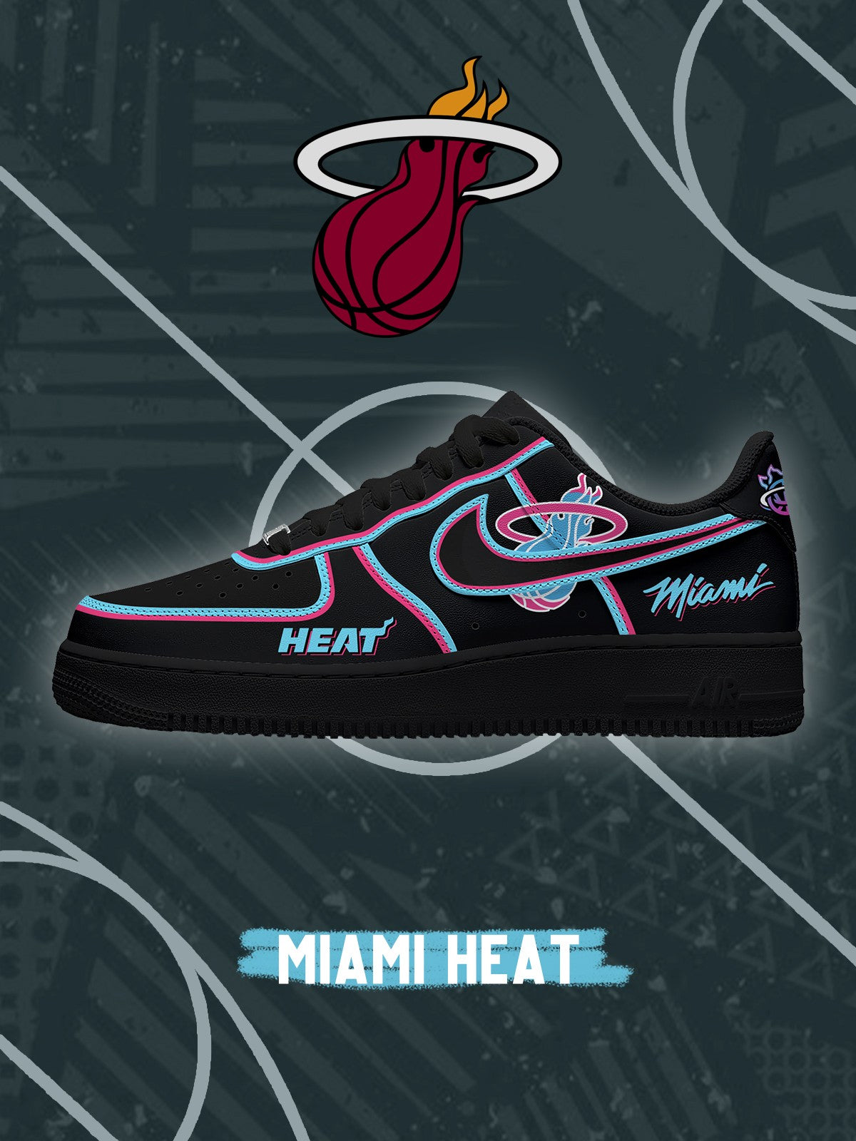Miami Basketball V.4 Custom Air-Style Sneakers