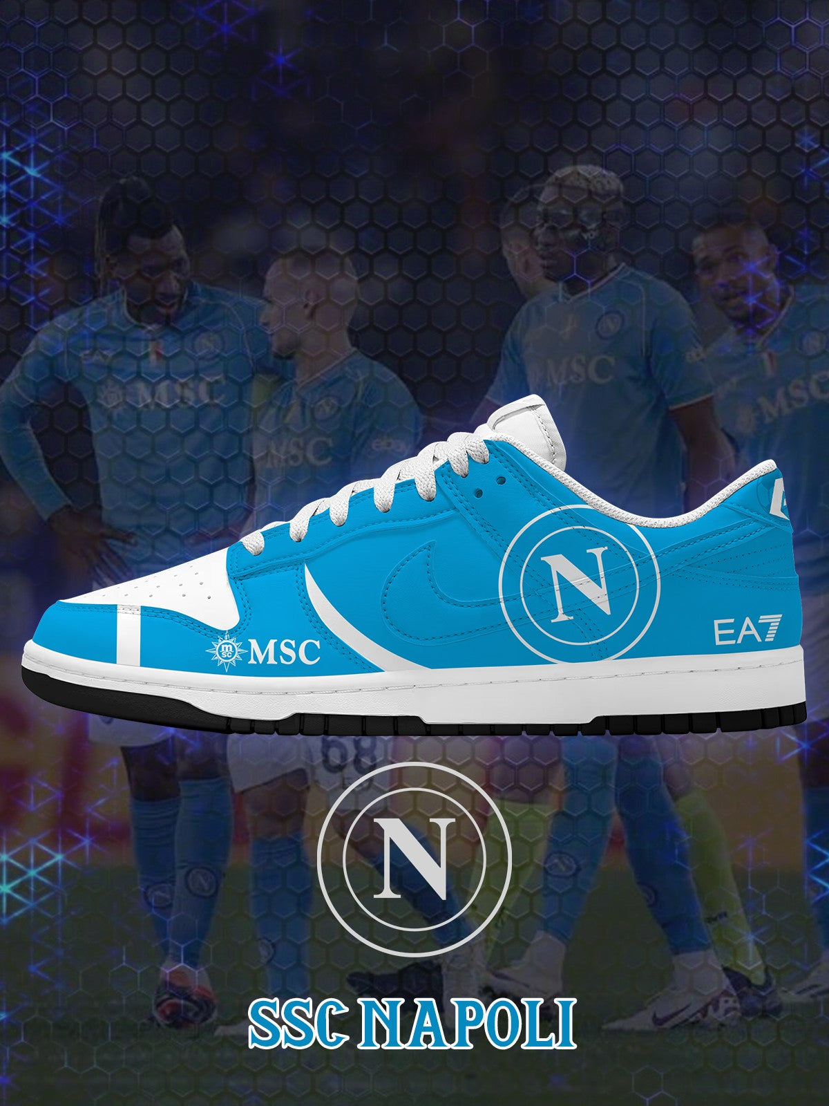 Napoli V.1 Custom SB-Style Sneakers