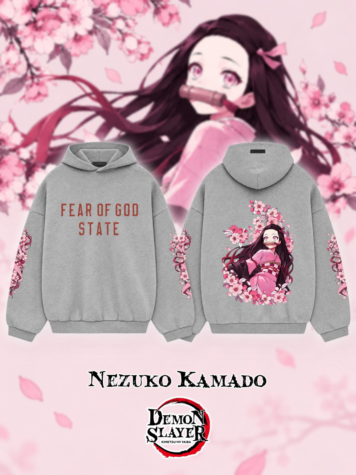 Nezuko Kamado V.1 Custom Ess. Hoodie