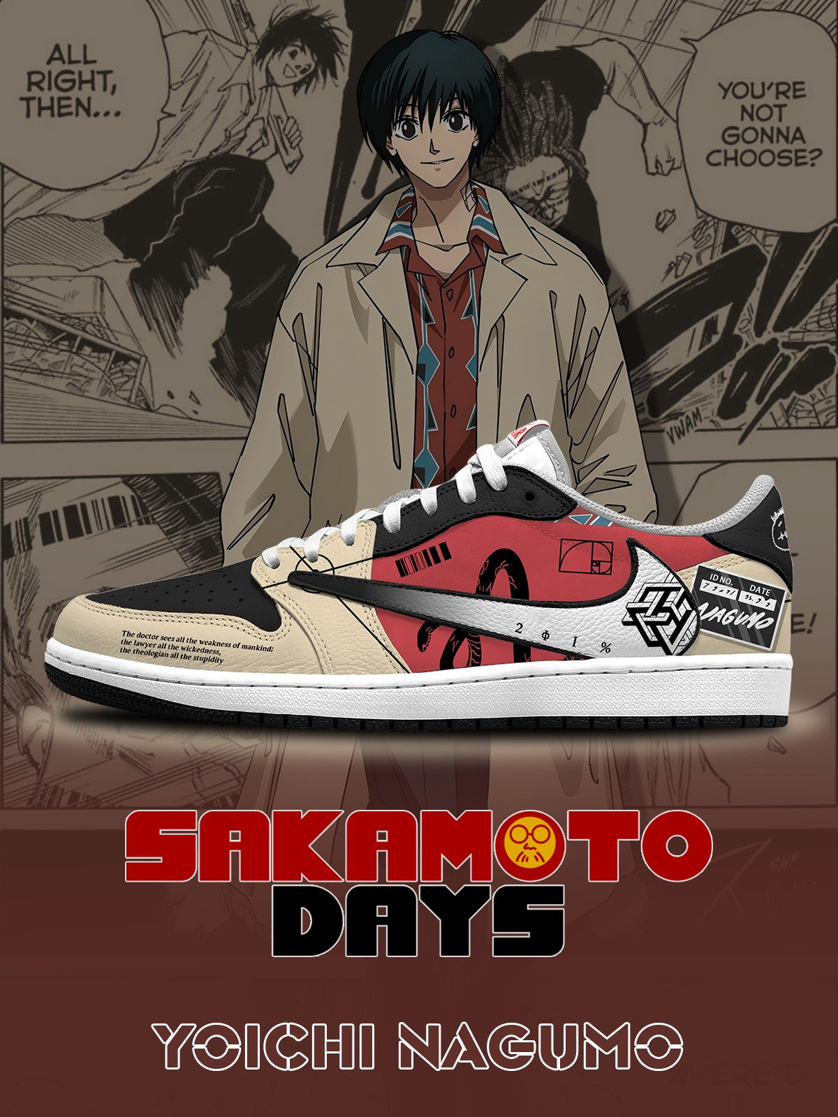 Yoichi Nagumo V.1 Custom TS Low Sneakers