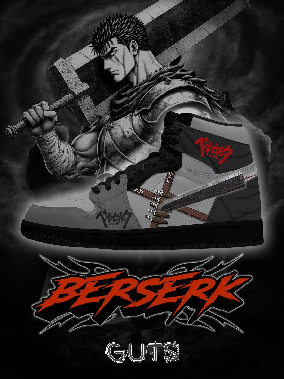 Guts V.3 Custom High-Top Sneakers
