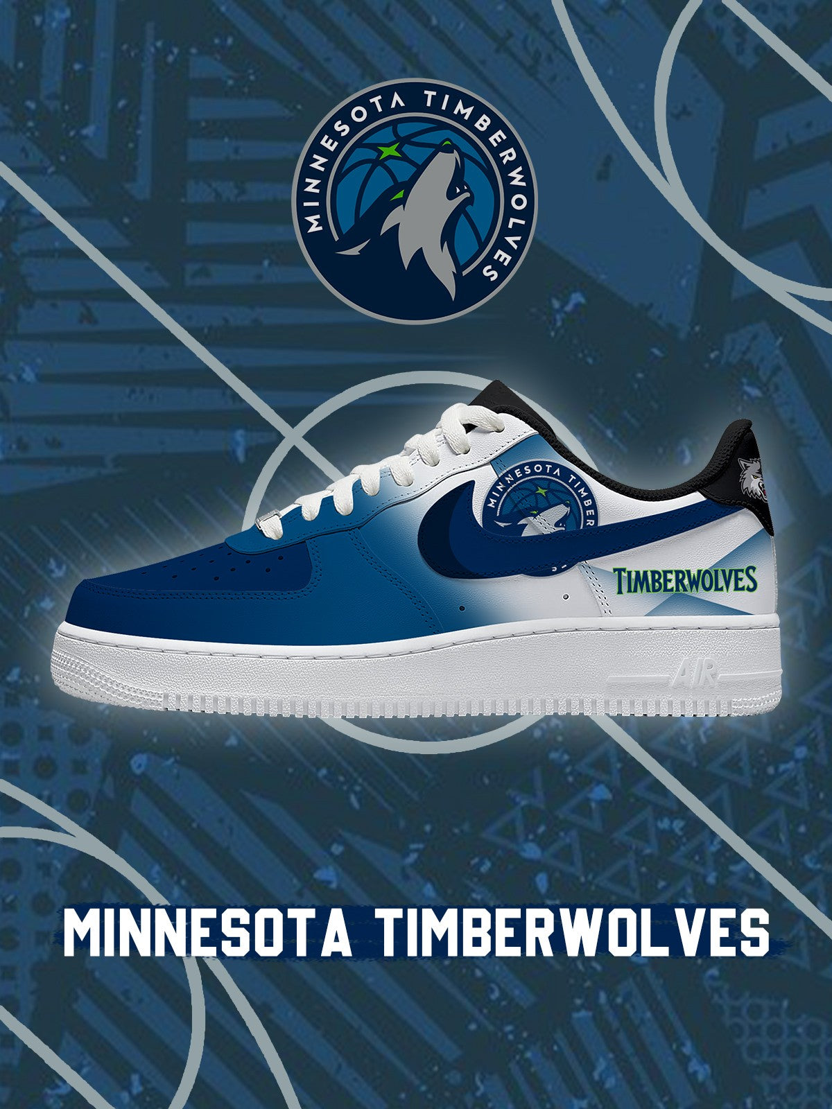 Minnesota Basketball V.3 Custom Air-Style Sneakers