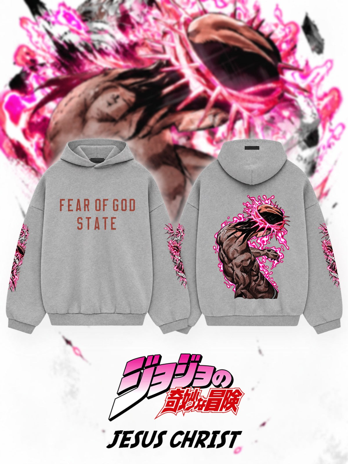 Jesus Christ V.2 Custom Ess. Hoodie