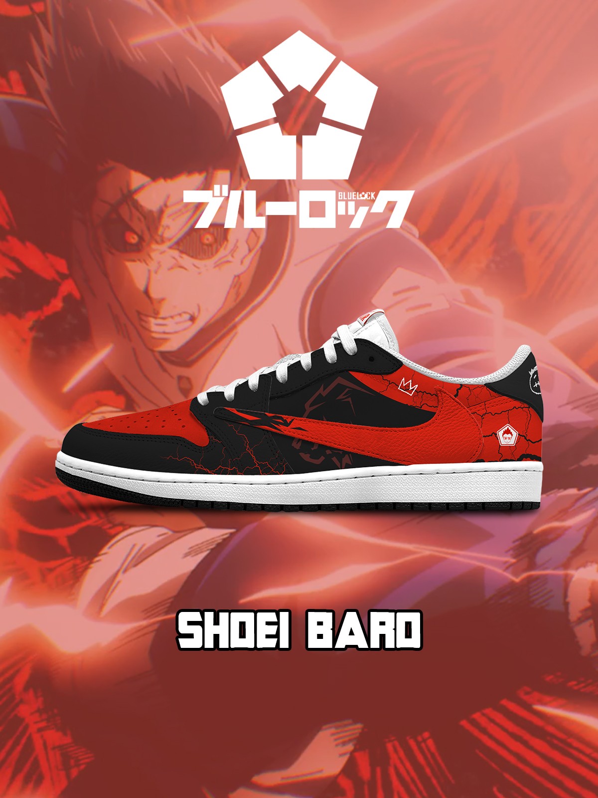 Shoei Baro V.1 Custom TS Low Sneakers