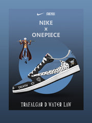 Trafalgar D. Water Law V.1 Custom TS Low Sneakers