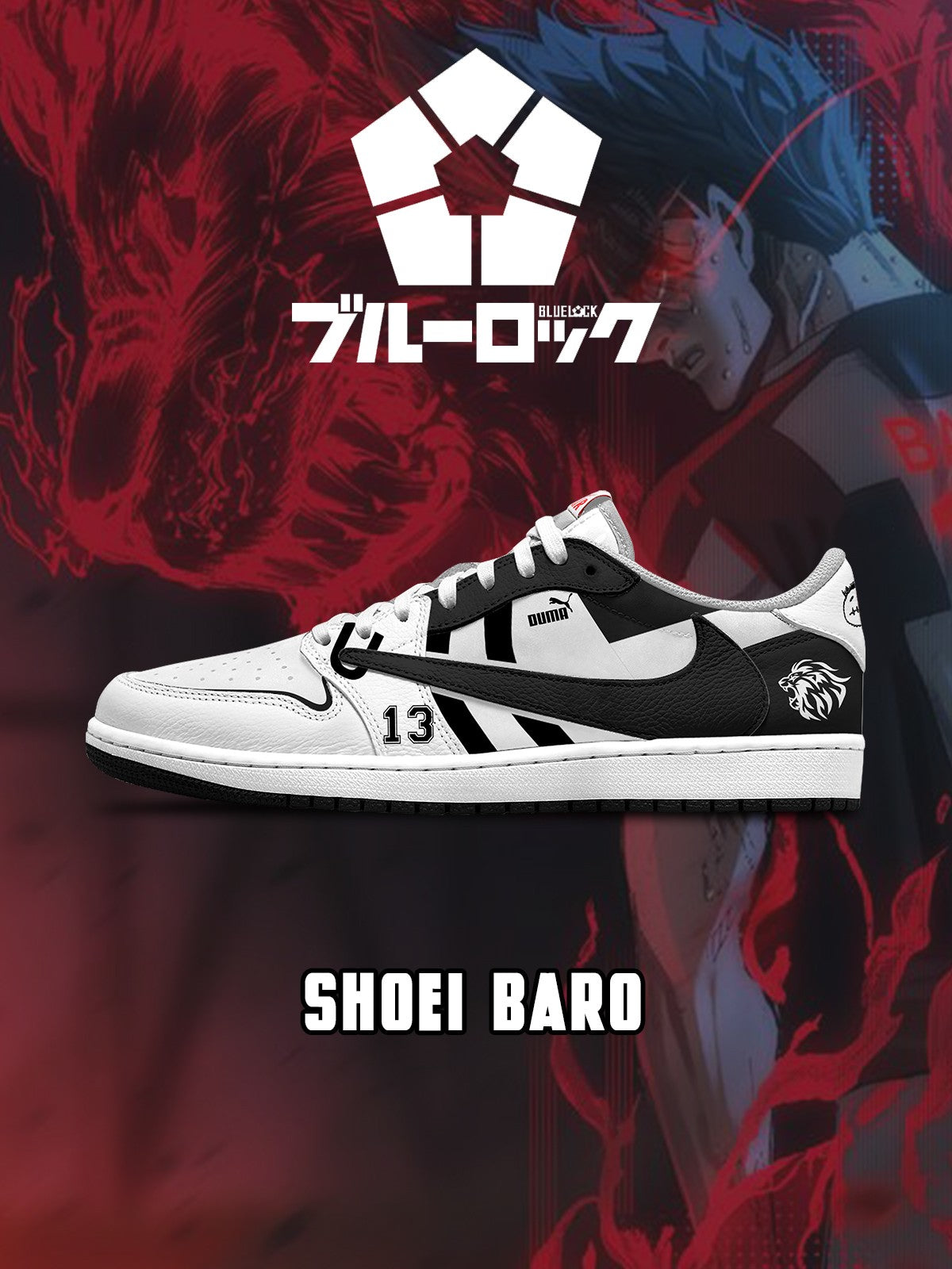 Shoei Baro V.2 Custom TS Low Sneakers