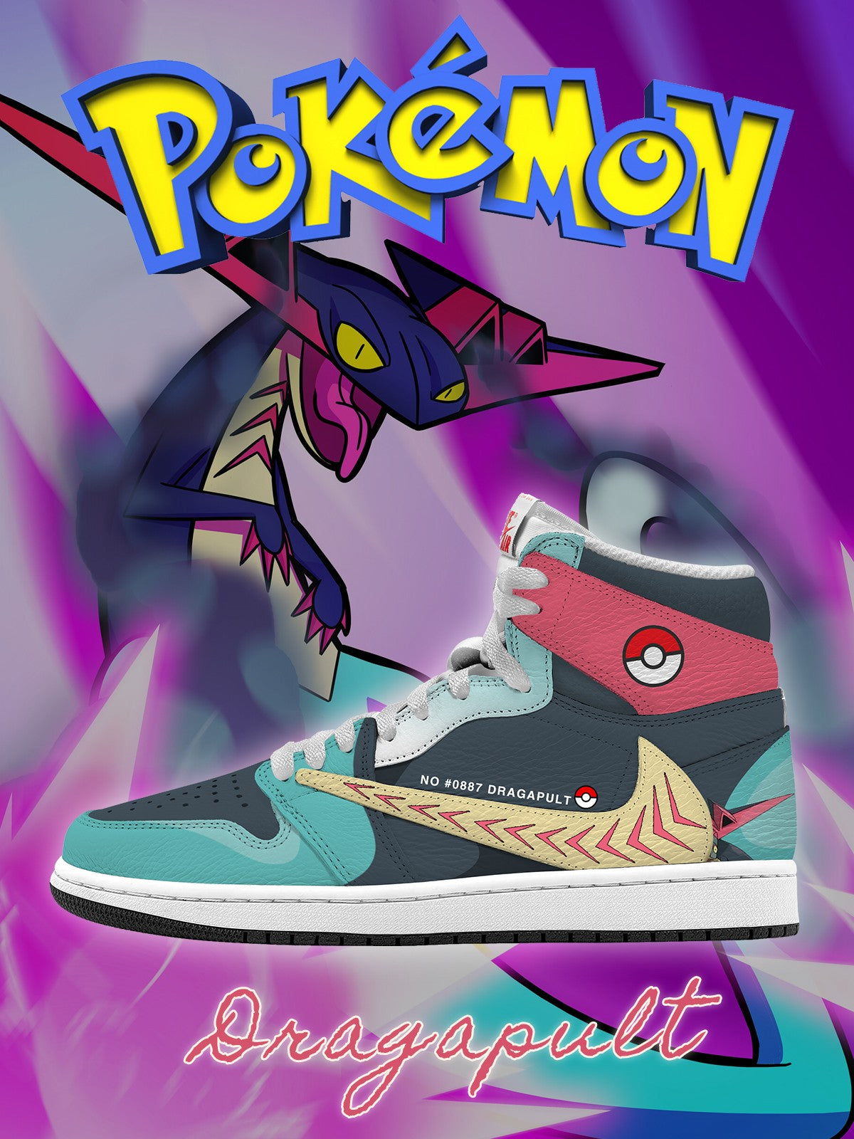 Dragapult V.1 Custom TS High Sneakers