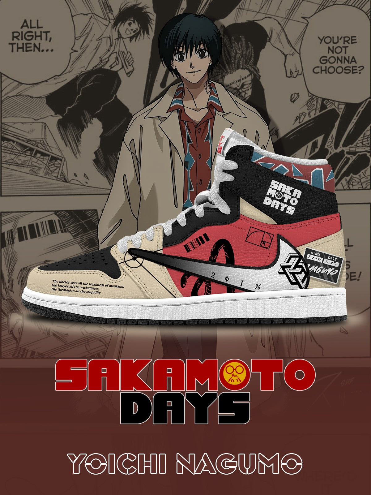 Yoichi Nagumo V.1 Custom TS High Sneakers
