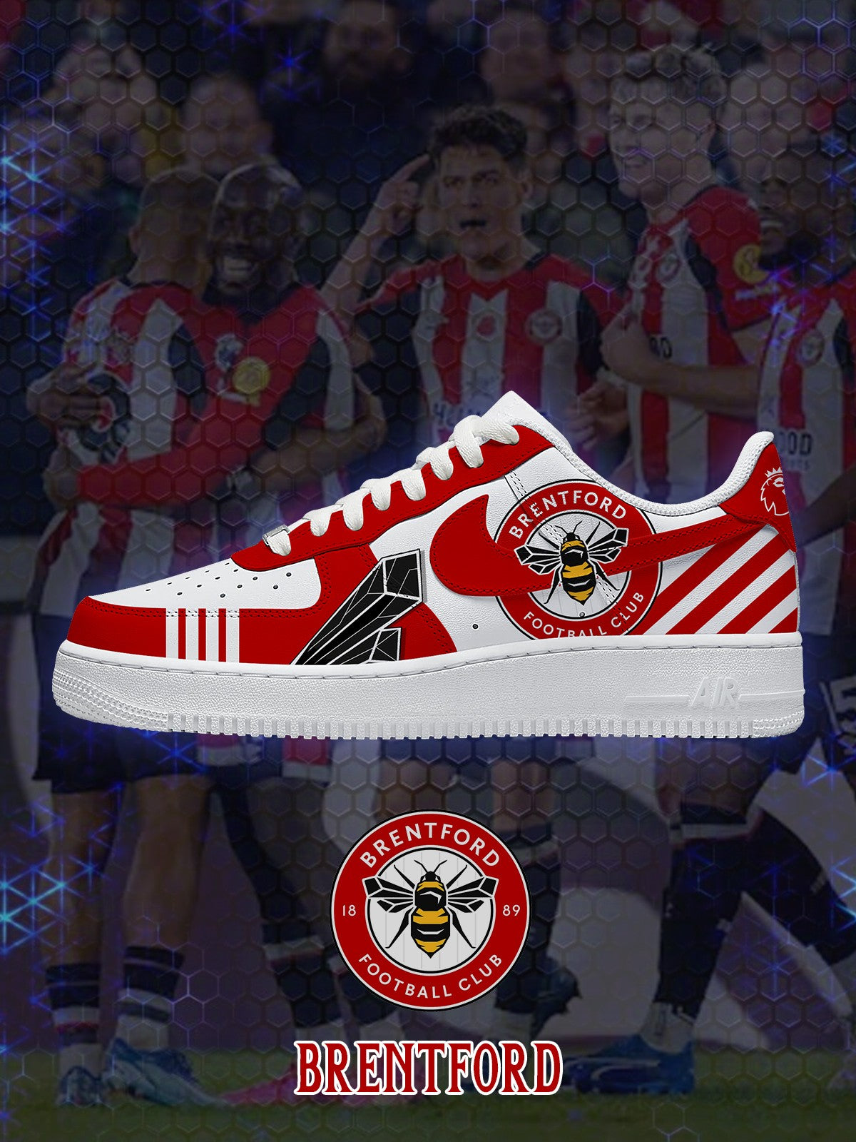 Brentford V.1 Custom Air-Style Sneakers