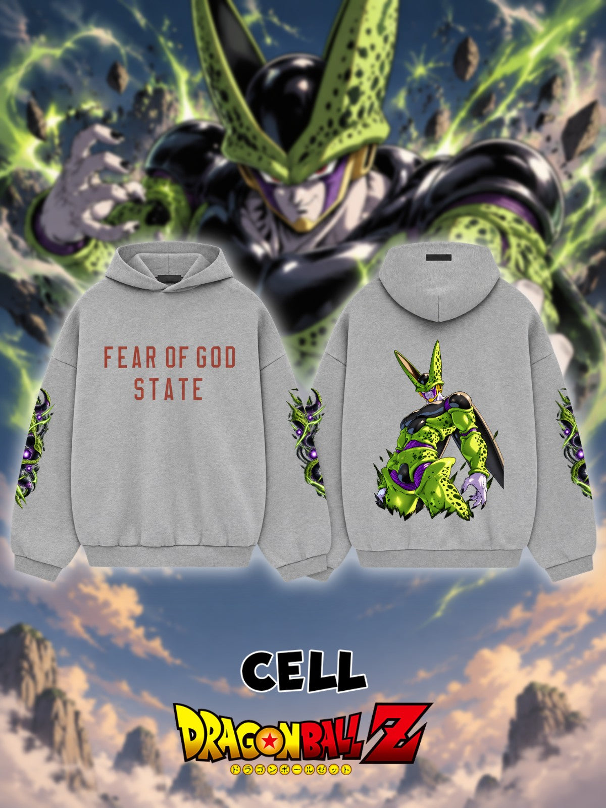 Cell V.1 Custom Ess. Hoodie