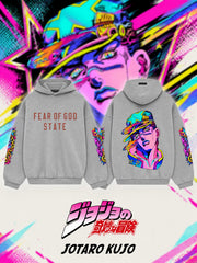 Jotaro Kujo V.1 Custom Ess. Hoodie