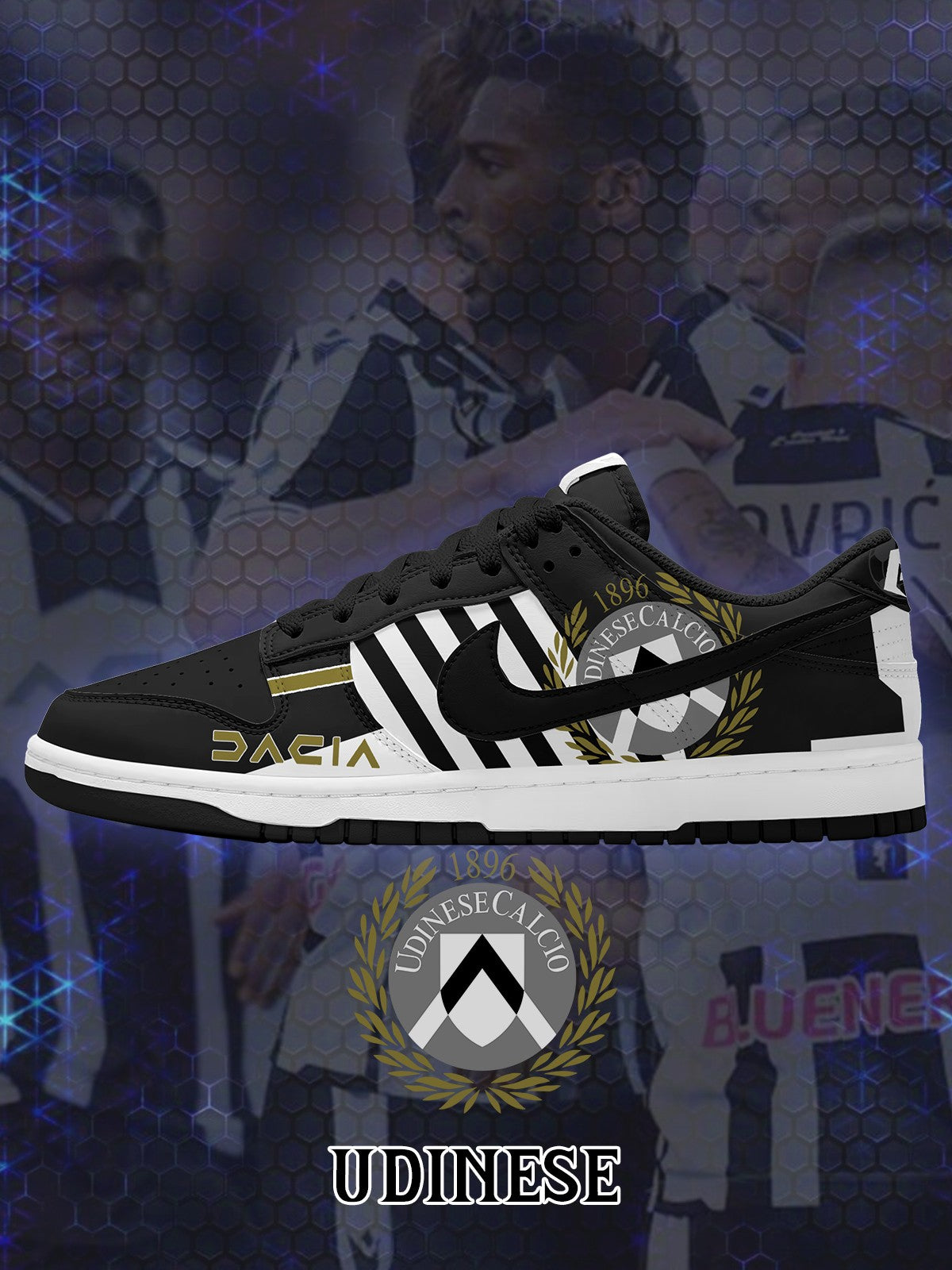 Udinese V.1 Custom SB-Style Sneakers