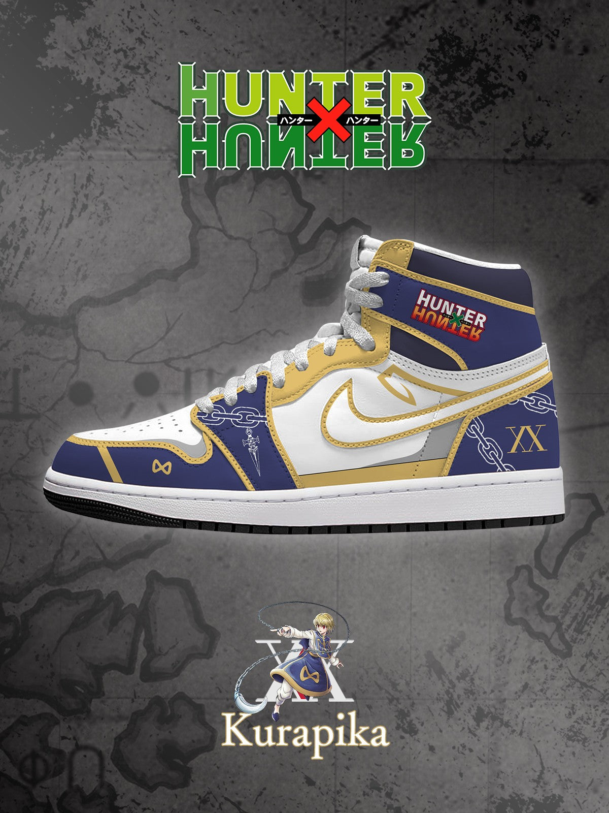 Kurapika V.1 Custom High-Top-Sneaker