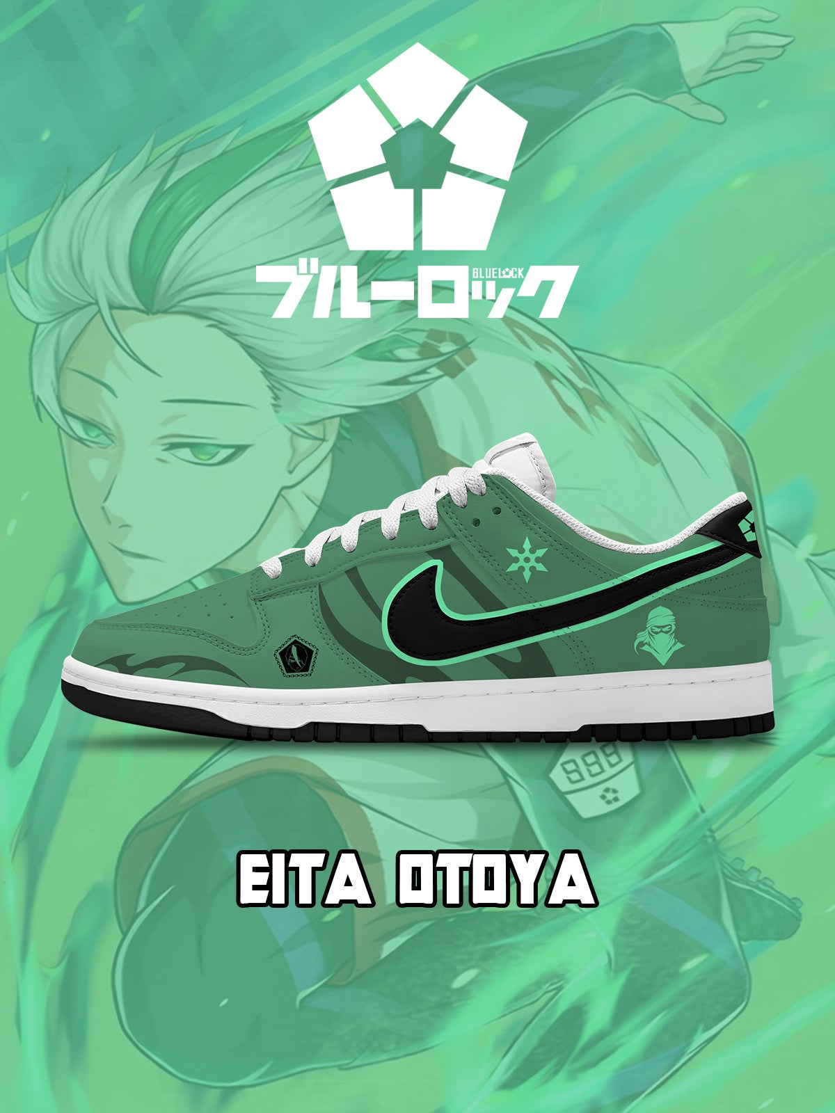 Eita Otoya V.1 Custom Court-Low-Sneaker