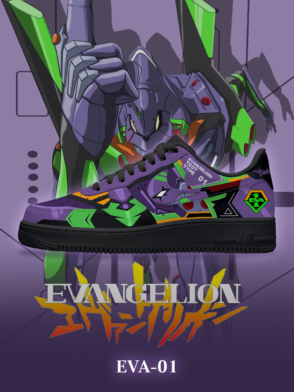 Eva-01 V.1 Custom Sneakers