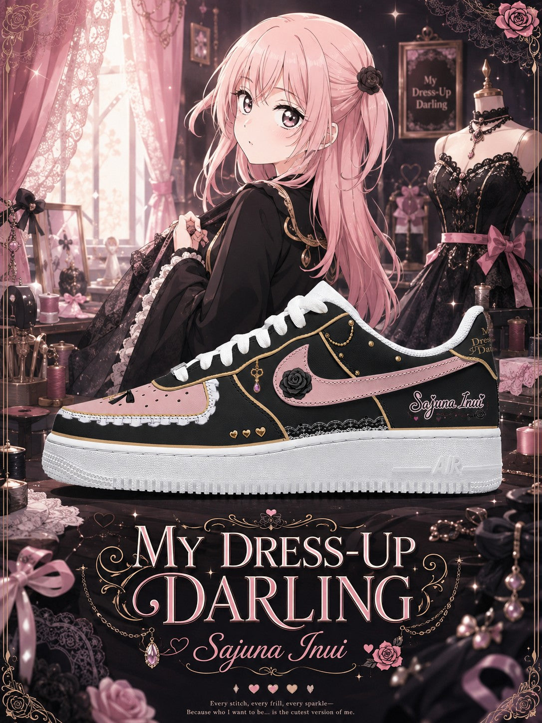 Sajuna Inui V.1 Custom Air-Style Sneakers