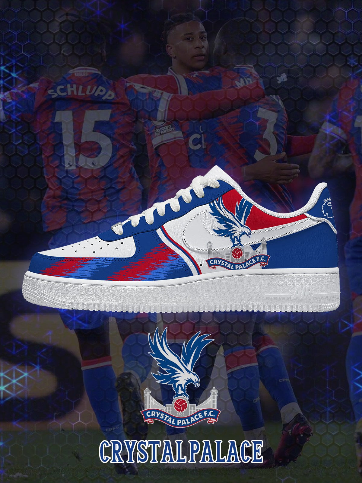 Crystal Palace V.1 Custom Air-Style Sneakers