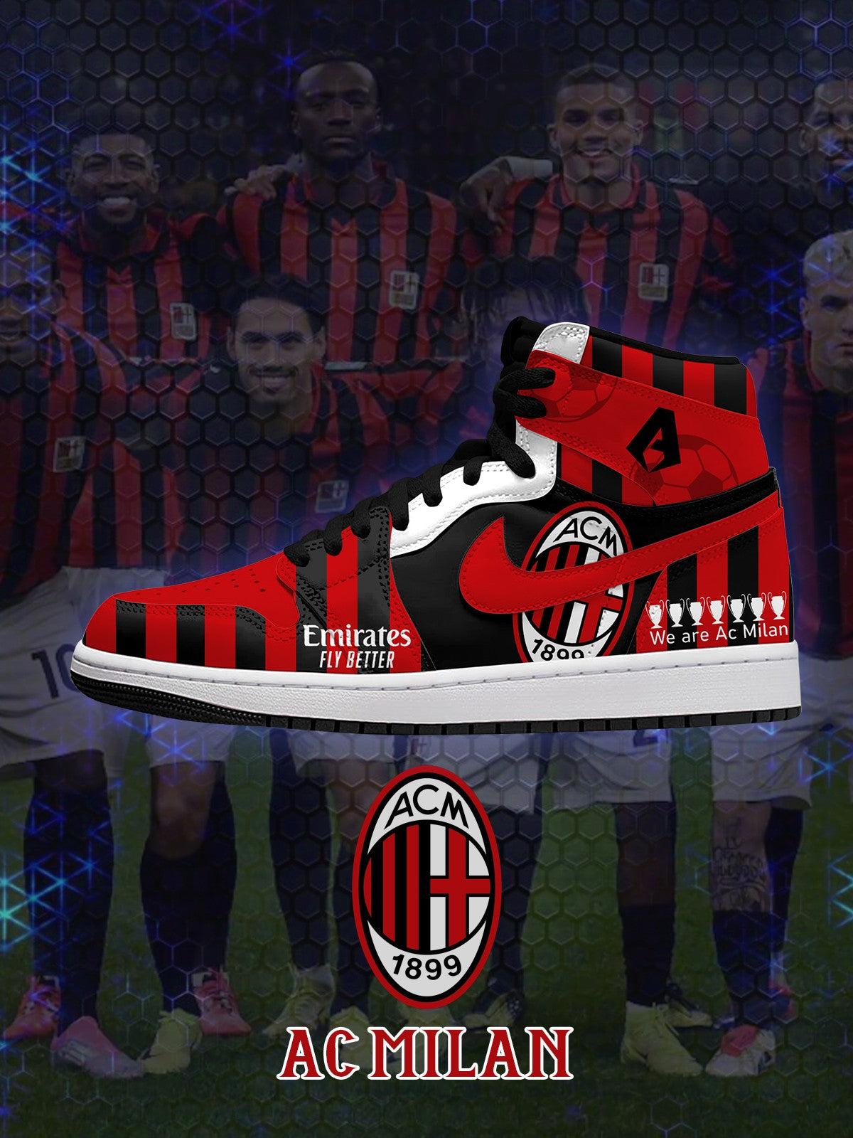 Milan V.1 Custom High-Top Sneakers