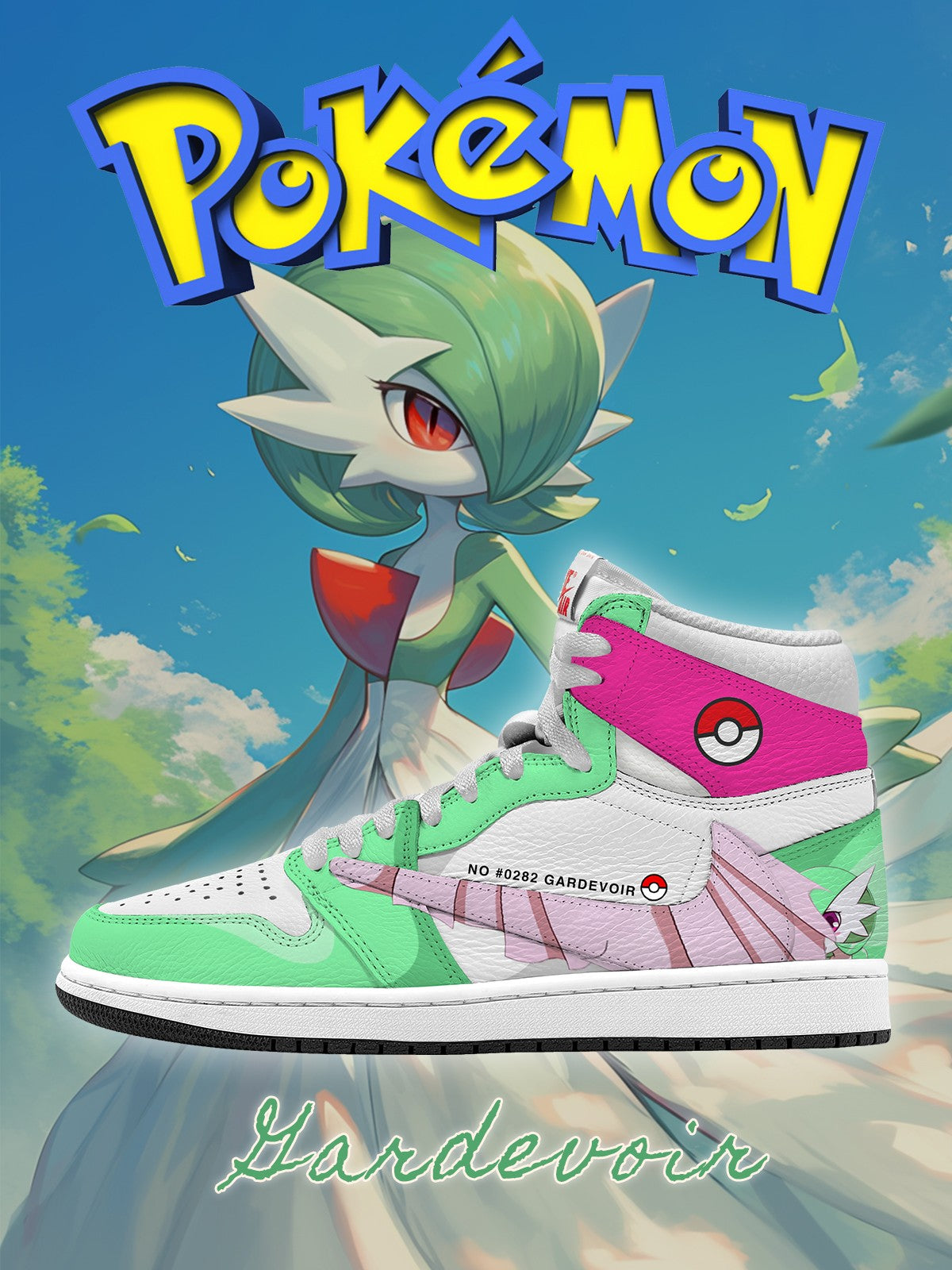 Gardevoir V.1 Custom TS High Sneakers