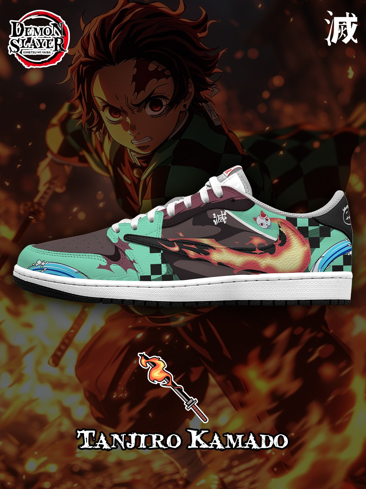Tanjiro Kamado V.4 Custom TS Low Sneakers