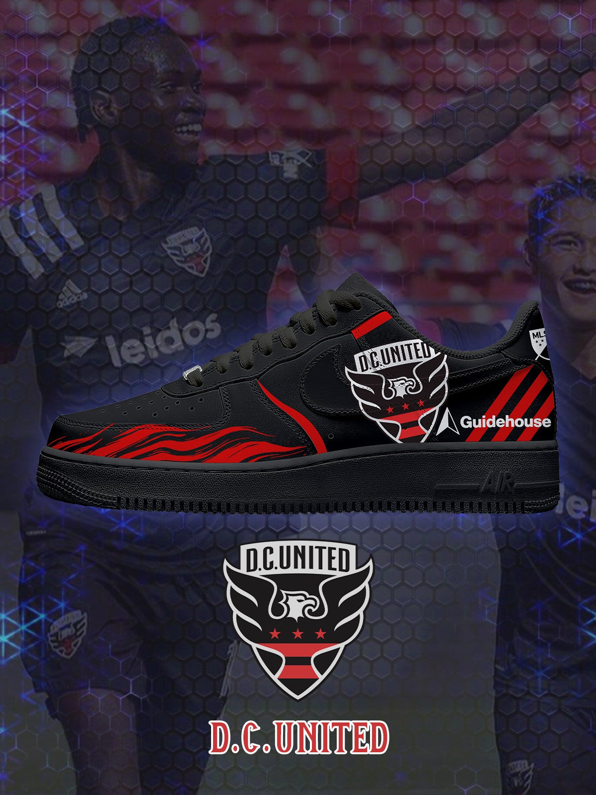 Washington D.C. V.1 Custom Air-Style Sneakers