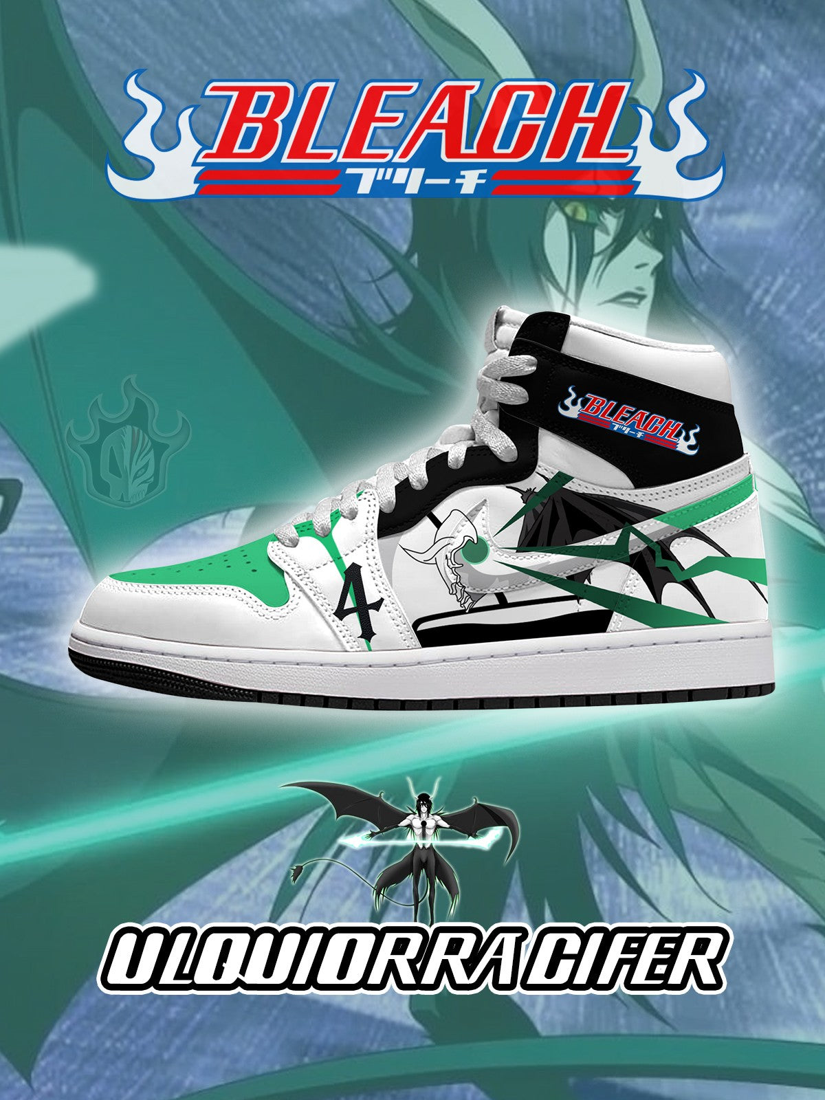Ulquiorra Cifer V.2 Custom High-Top Sneakers