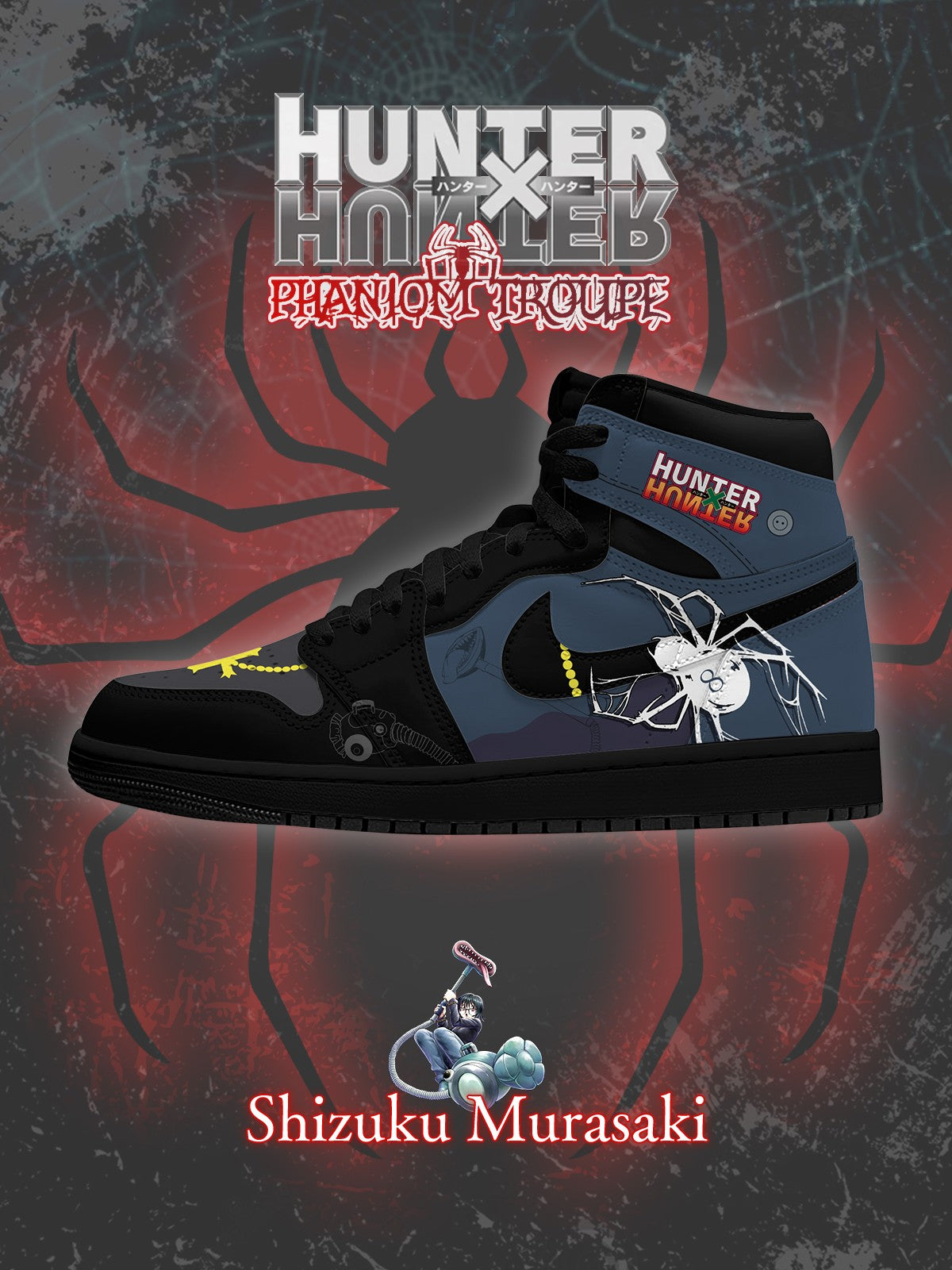 Shizuku Murasaki V.1 Custom High-Top-Sneaker