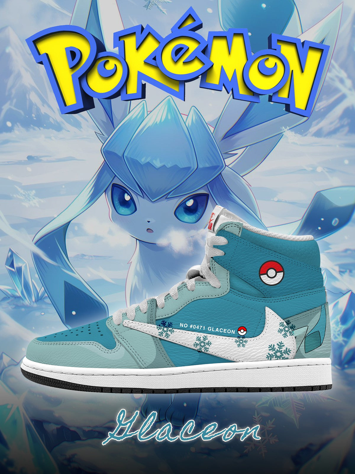 Glaceon V.1 Custom TS High Sneakers