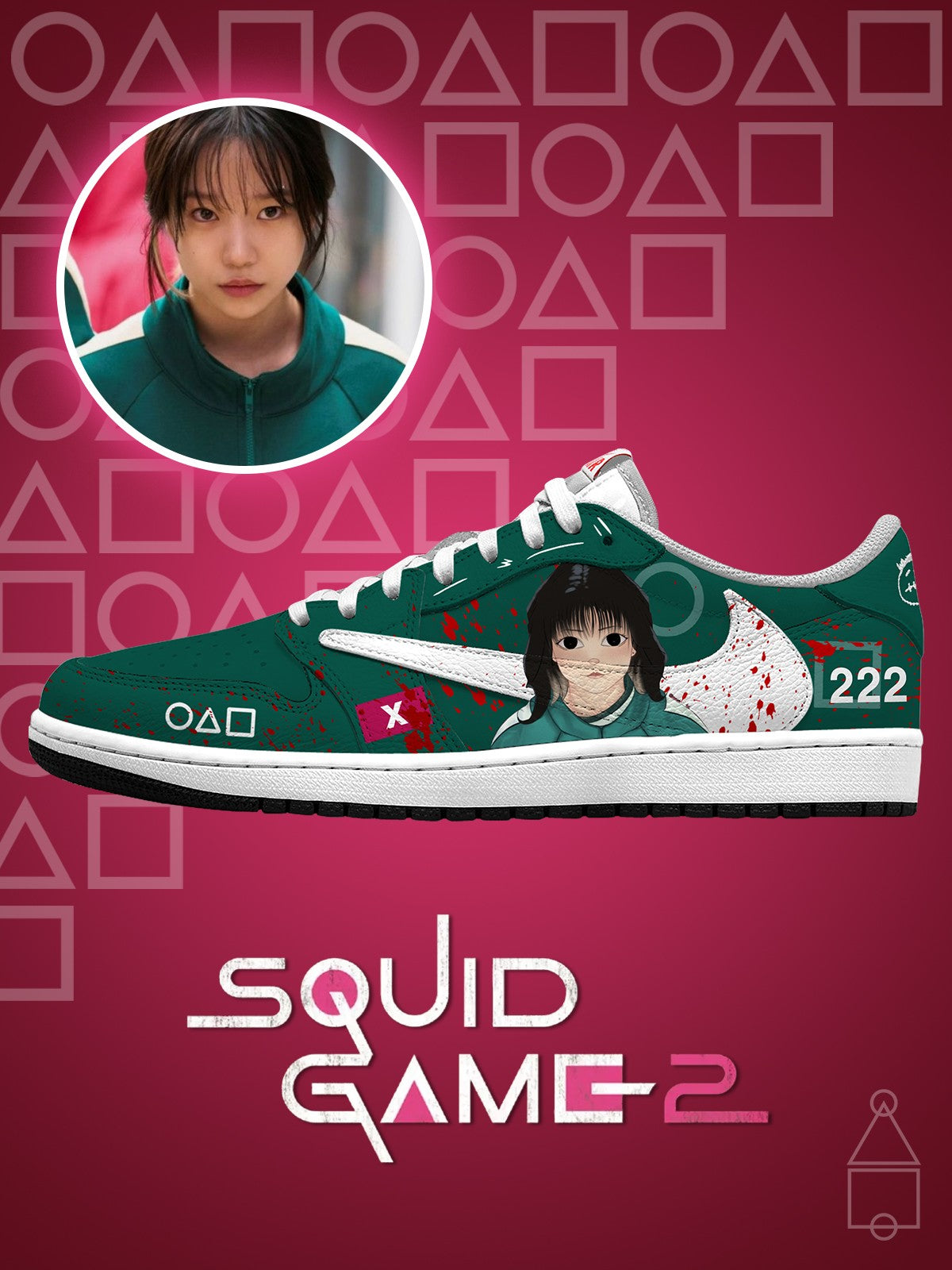 Player 222 V.3 Custom TS Low Sneakers