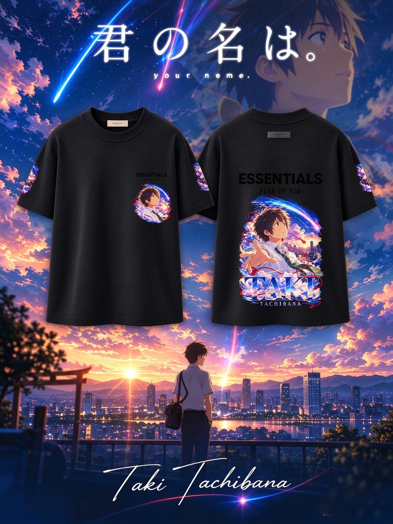 Taki Tachibana V.1 Custom Ess. T-Shirt