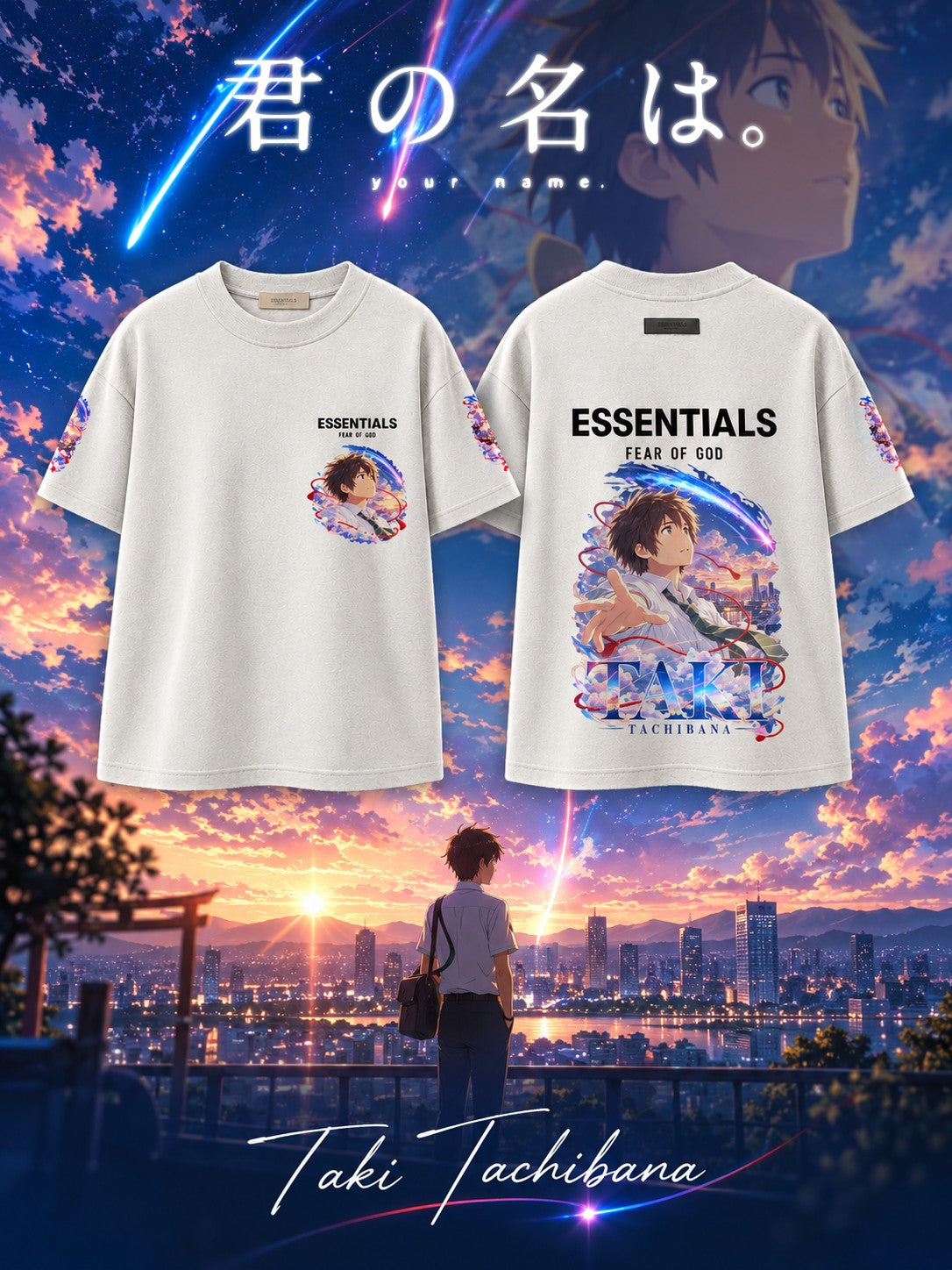 Taki Tachibana V.1 Custom Ess. T-Shirt