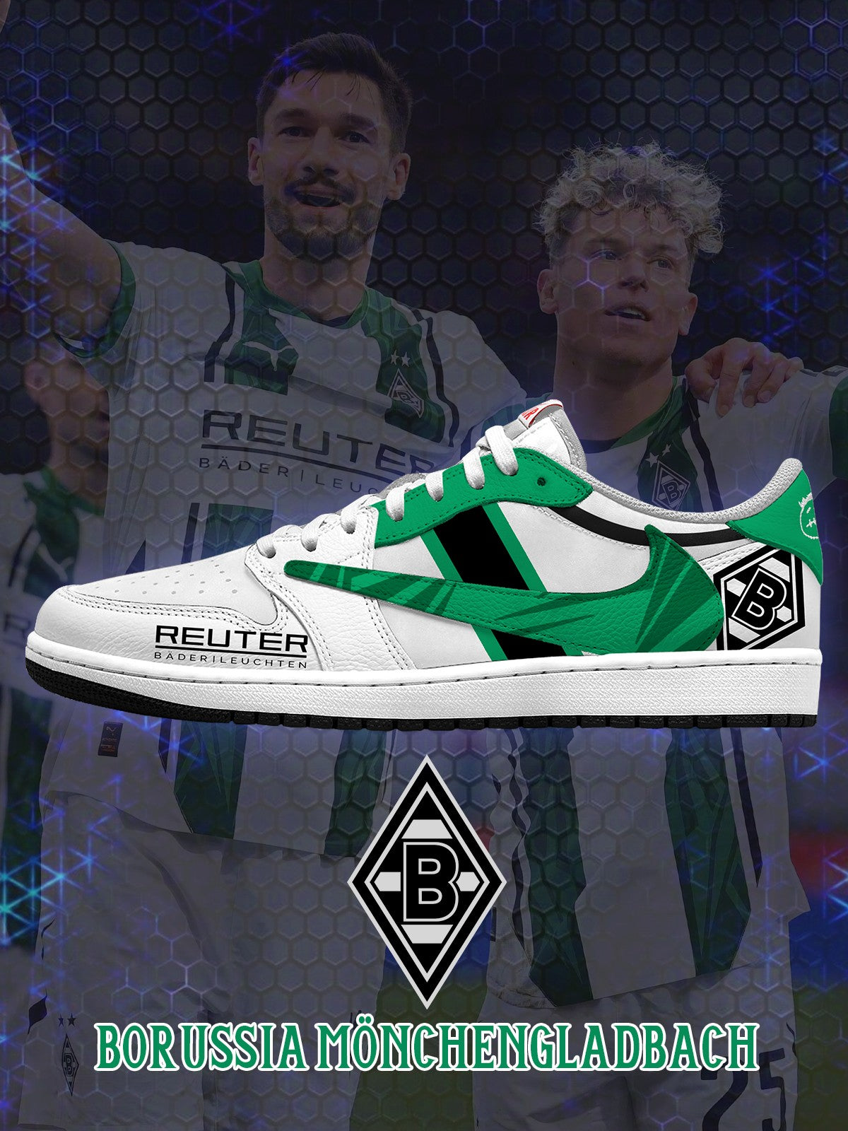 Borussia MG V.1 Custom TS Low Sneakers