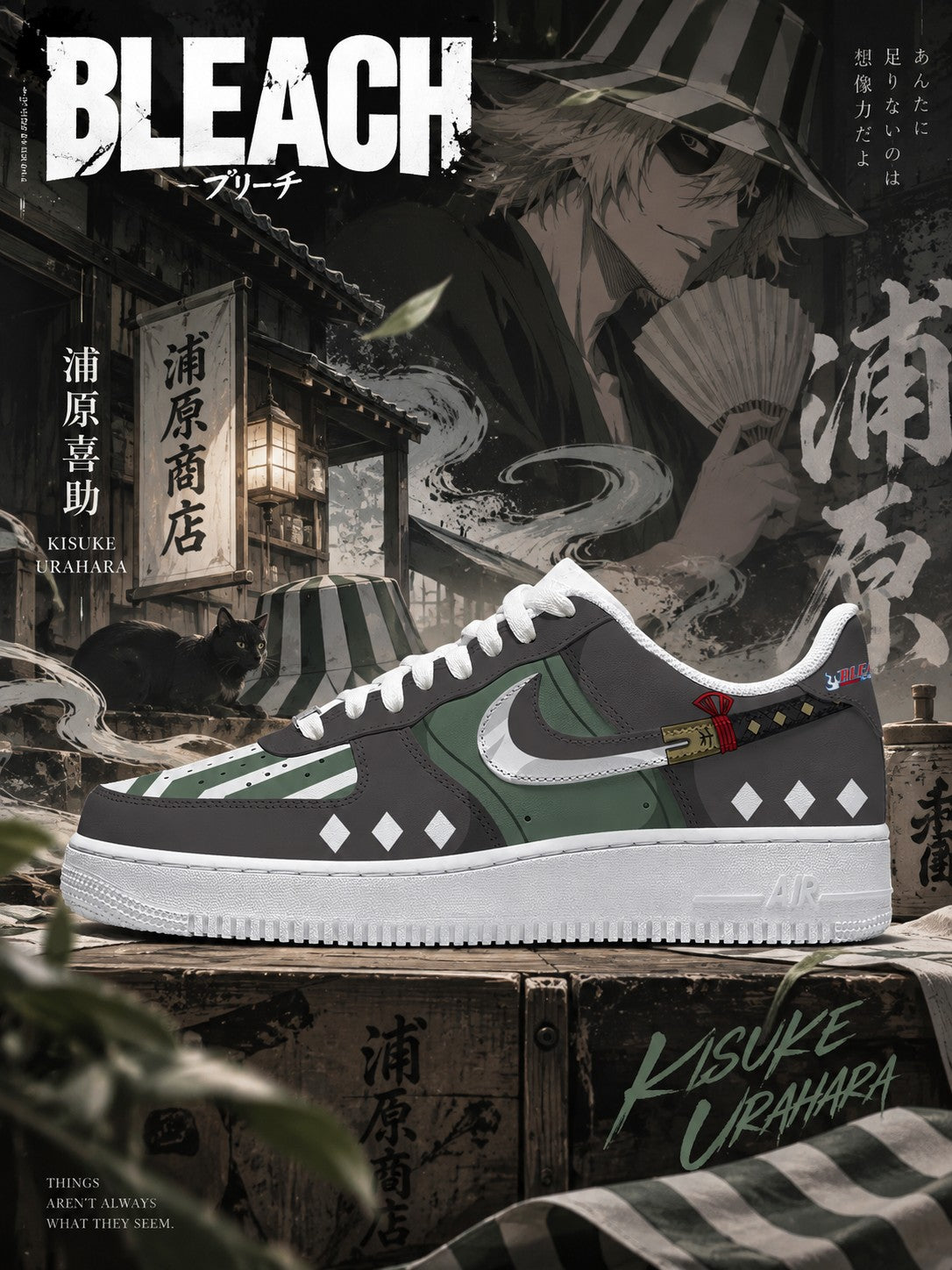 Kisuke Urahara V.3 Custom Air-Style Sneakers
