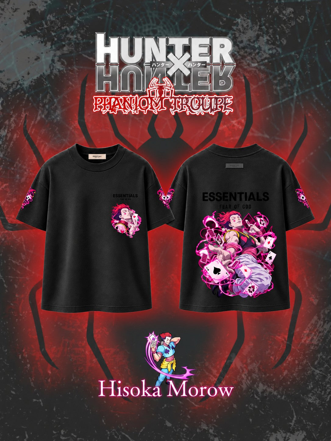 Hisoka Morow V.1 Custom Ess. T-Shirt