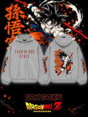Son Goku V.5 Custom Ess. Hoodie
