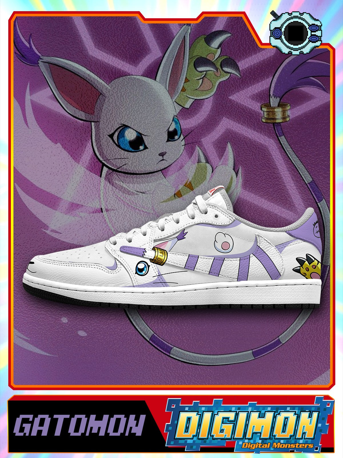 Gatomon V.1 Custom TS Low Sneakers