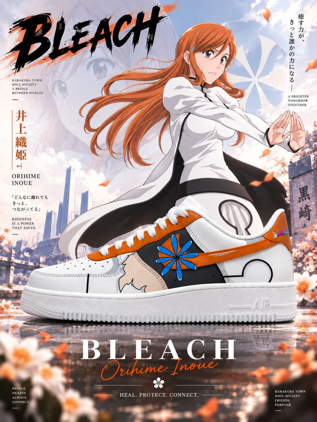 Orihime Inoue V.3 Custom Air-Style Sneakers