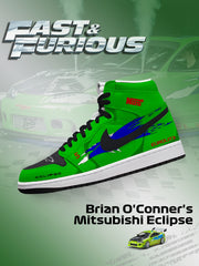 Brian O'Conners Eclipse V.1 Custom High-Top Sneakers