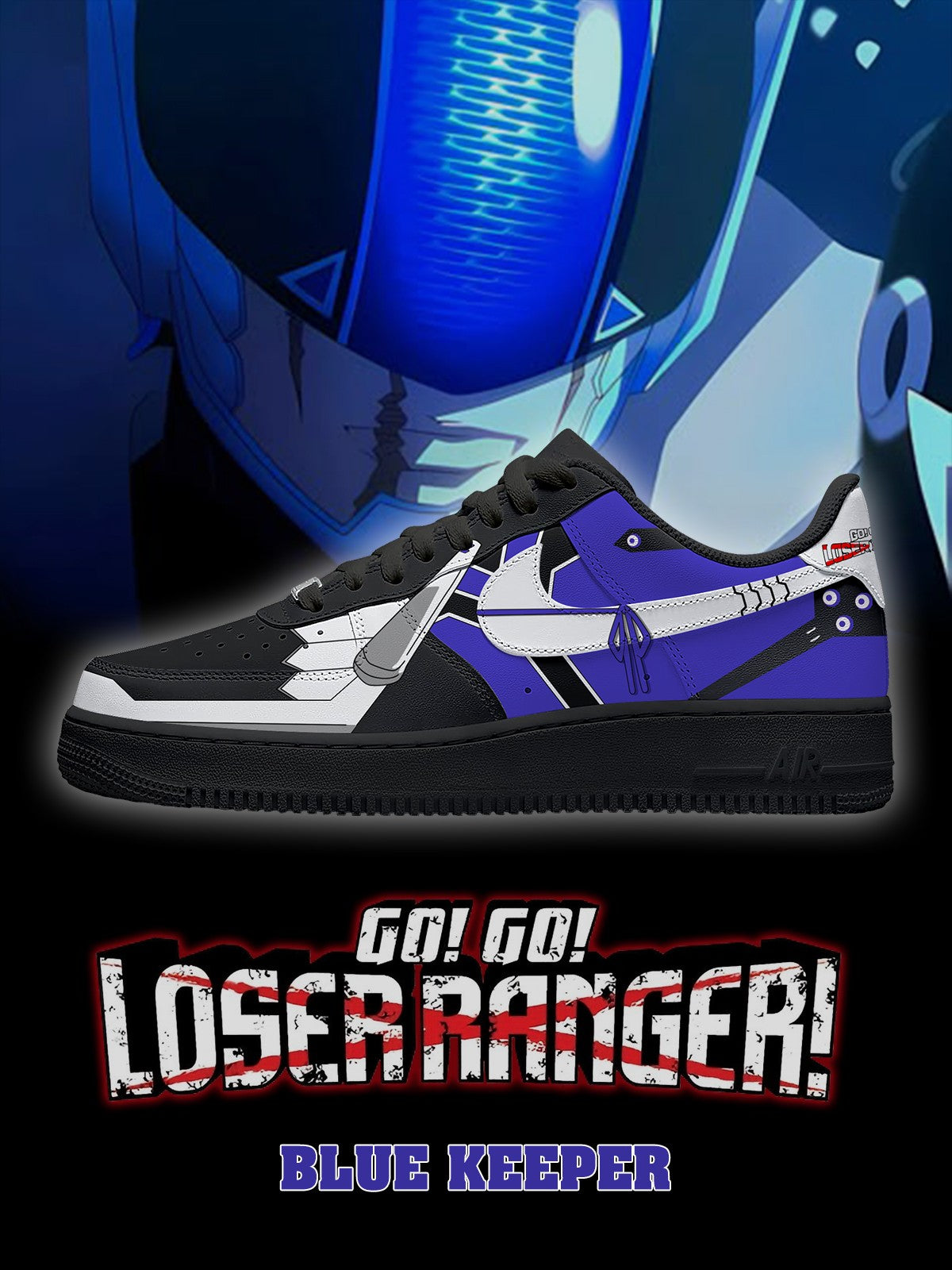 Blue Keeper V.1 Custom Sneakers