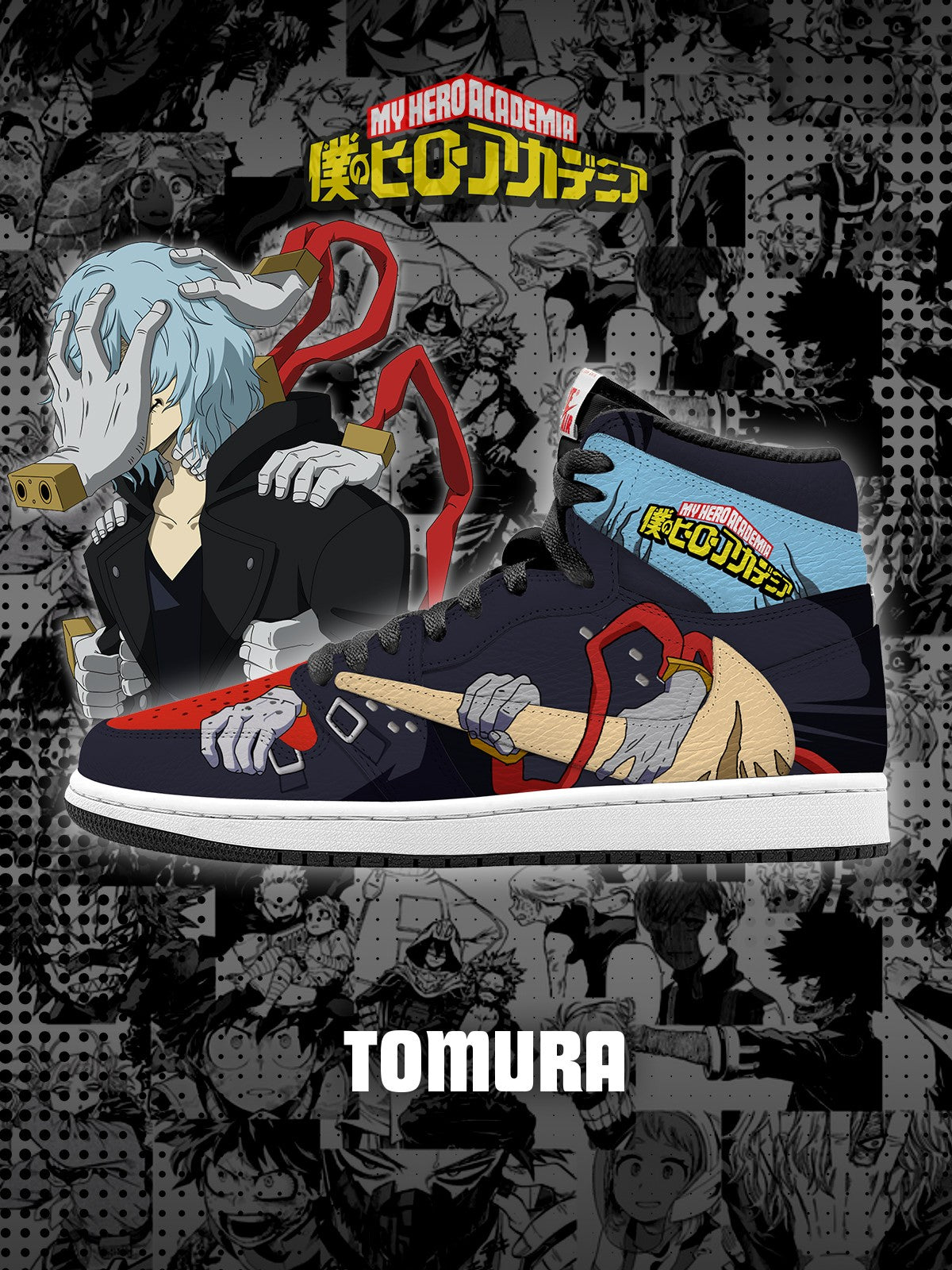Tomura Shigaraki V.1 Custom TS High Sneakers