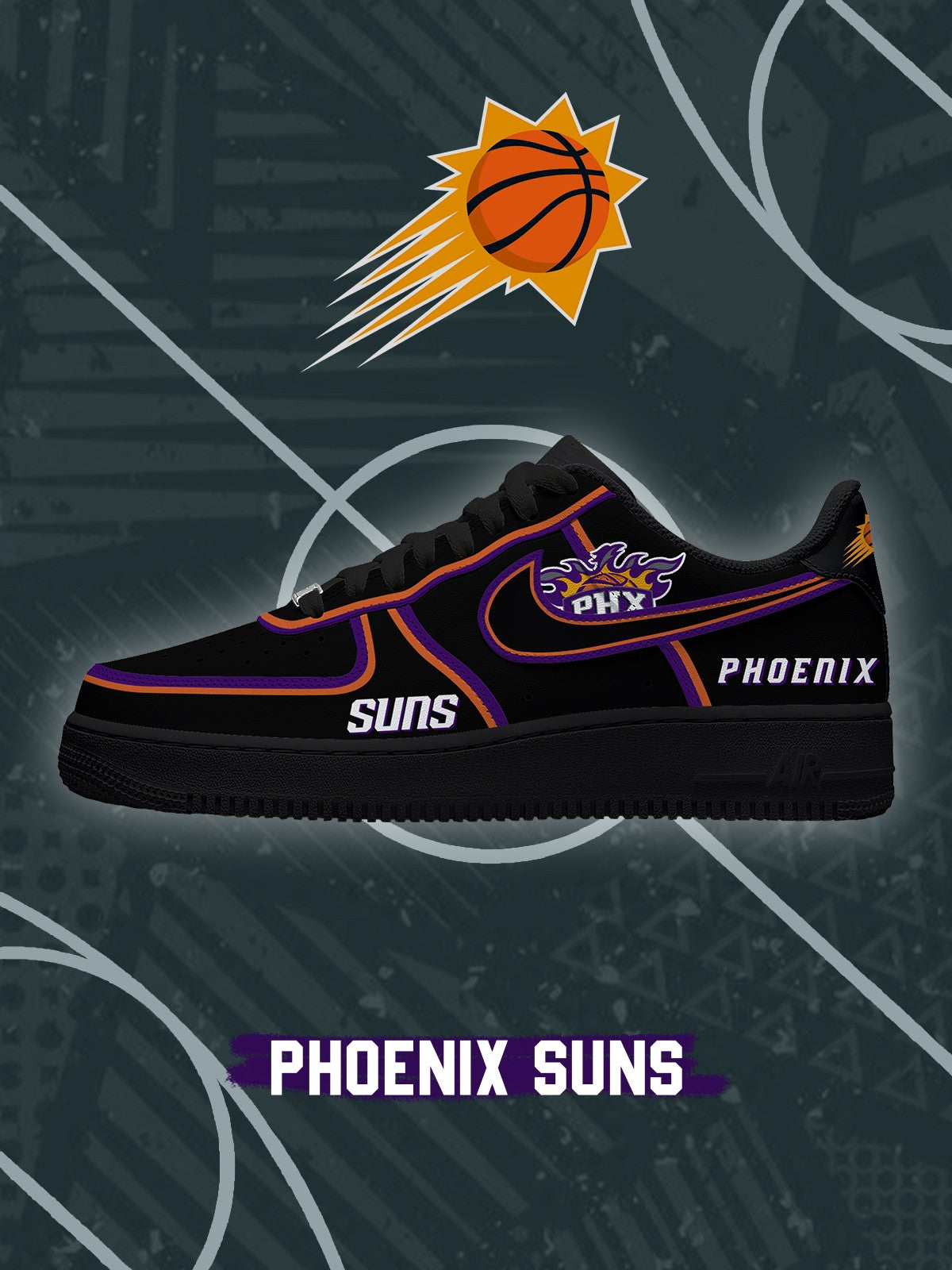 Phoenix Basketball V.4 Custom Air-Style Sneakers