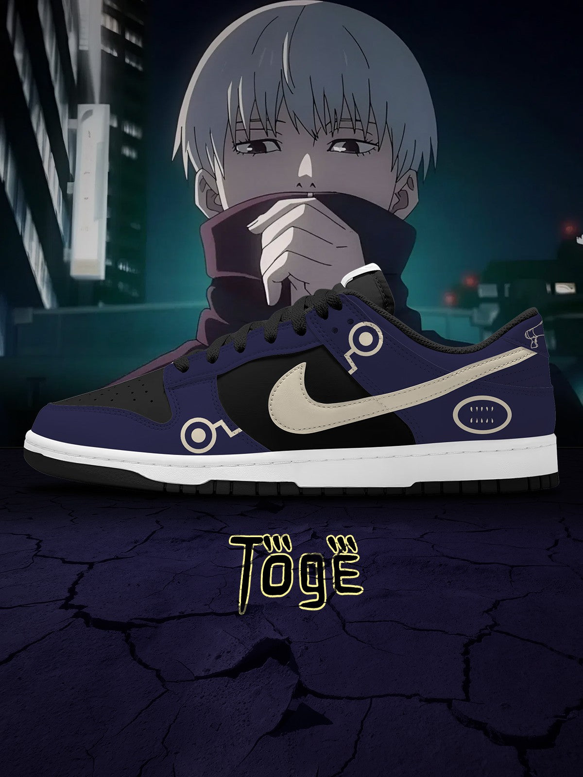 Toge Inumaki V.3 Custom SB-Style Sneakers