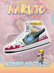 Fourth Hokage Minato Namikaze V.1 Custom High-Top Sneakers