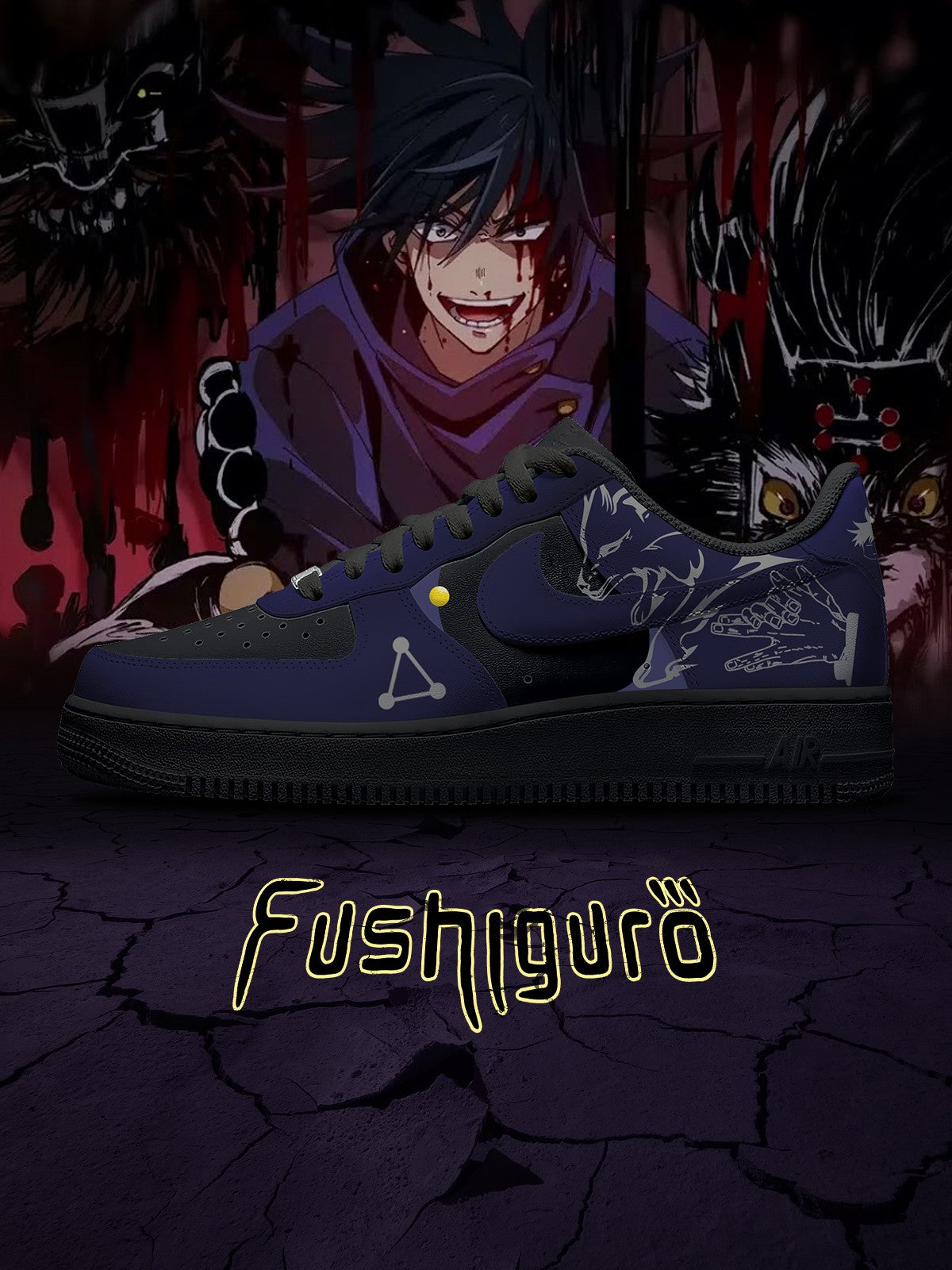 Megumi Fushiguro V.2 Custom Sneakers