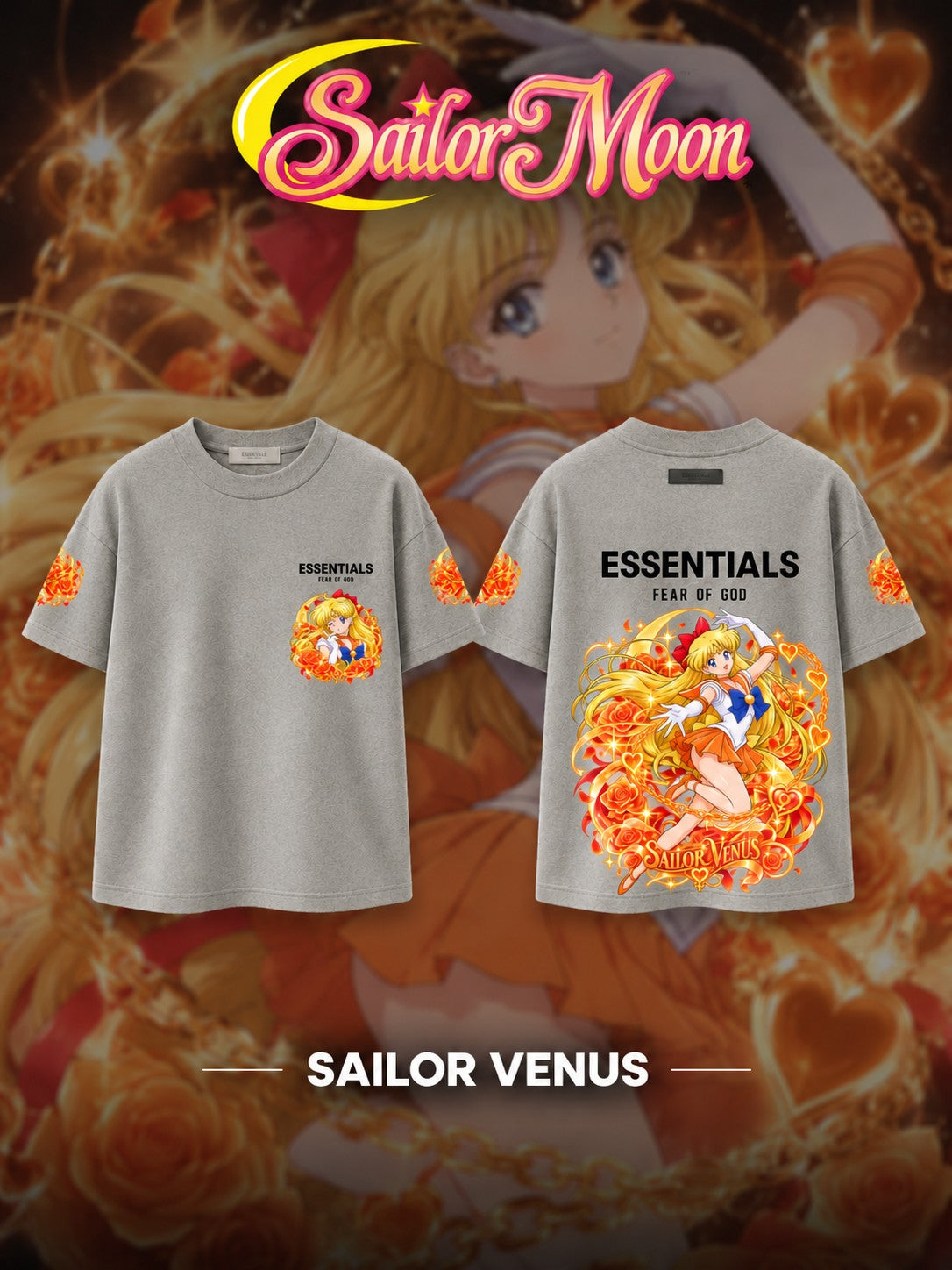 Sailor Venus V.1 Custom Ess. T-Shirt
