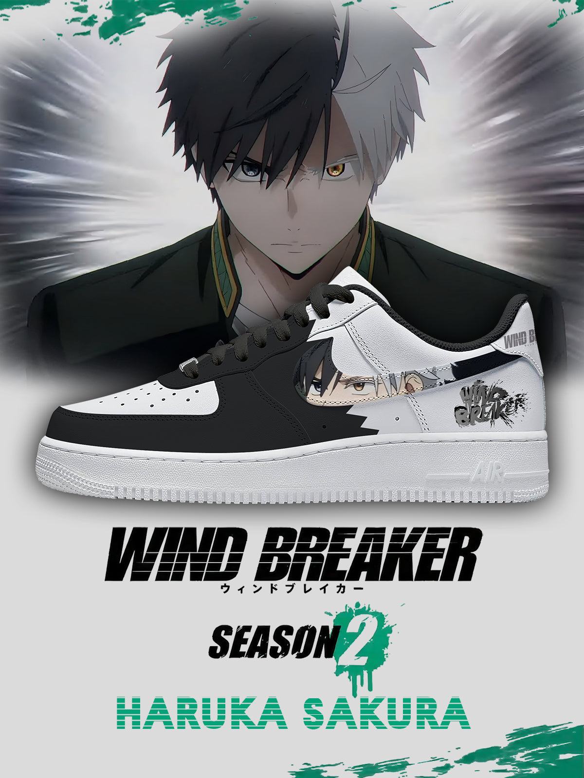 Haruka Sakura V.2 Custom Sneakers