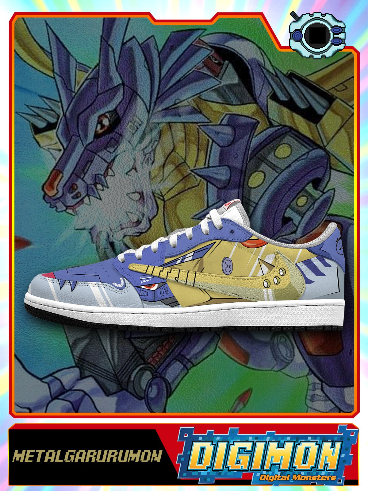 MetalGarurumon V.1 Custom TS Low Sneakers