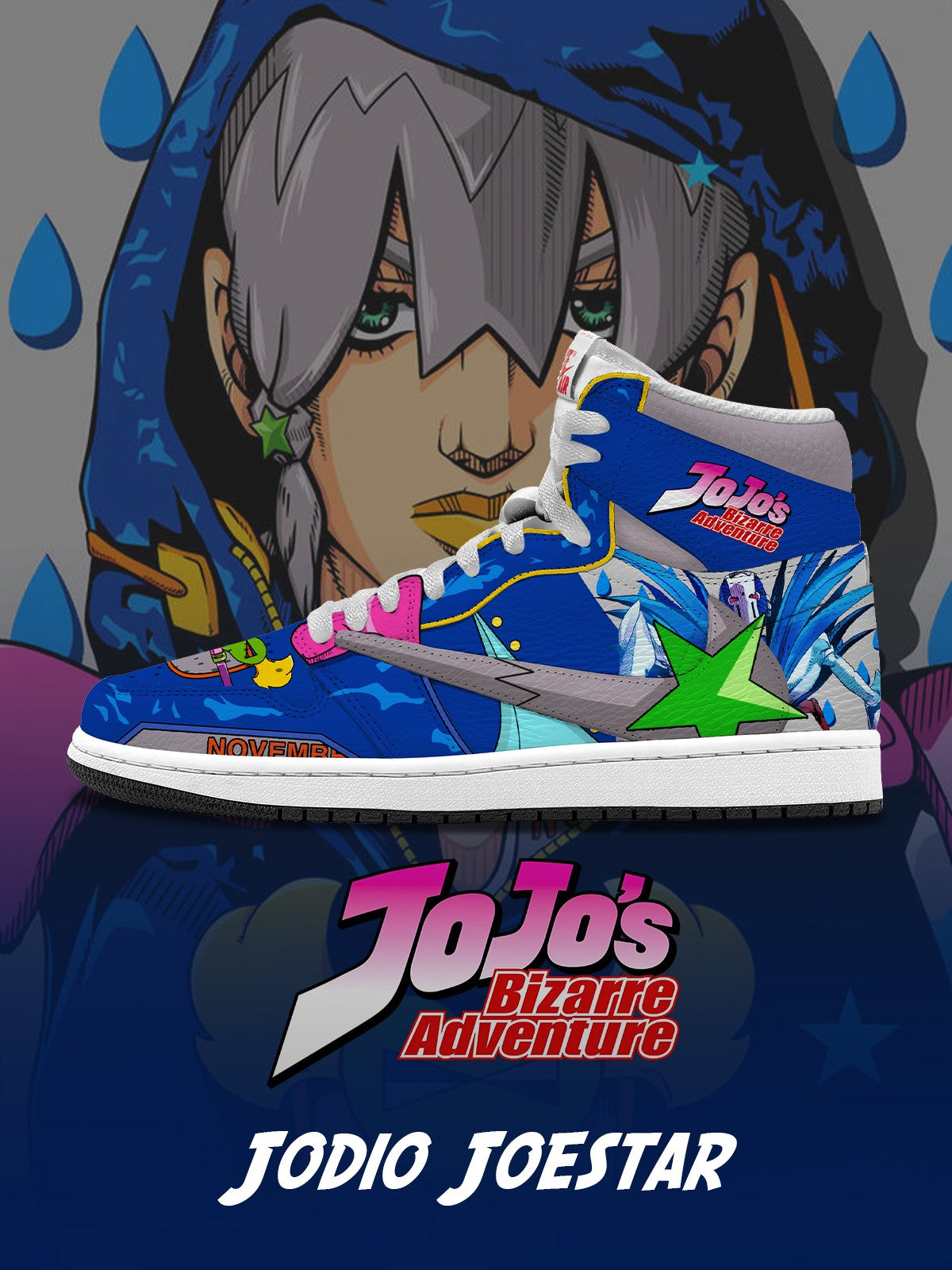 Jodio Joestar V.1 Custom TS High Sneakers