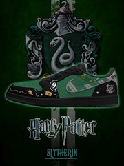 Hogwarts Slytherin House V.2 Custom Low-Top Court Sneakers