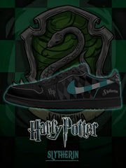Hogwarts Slytherin House V.3 Custom Low-Top Court Sneakers